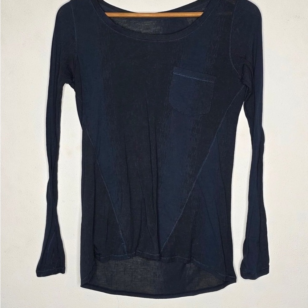 Classic Navy Long Sleeve Tee